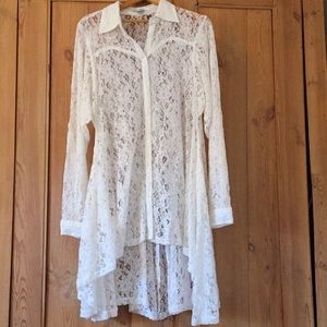 White Lace Blouse